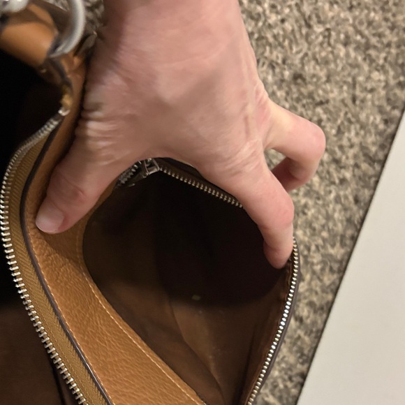 Coach Brown Leather Shoulder Bag - Picture 7 of 8